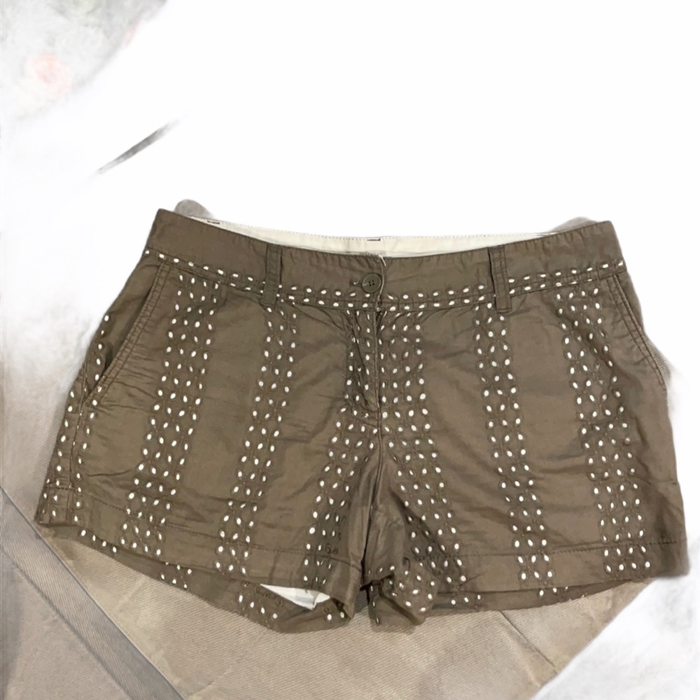 Ann Taylor Loft Embroidered shorts Size 6